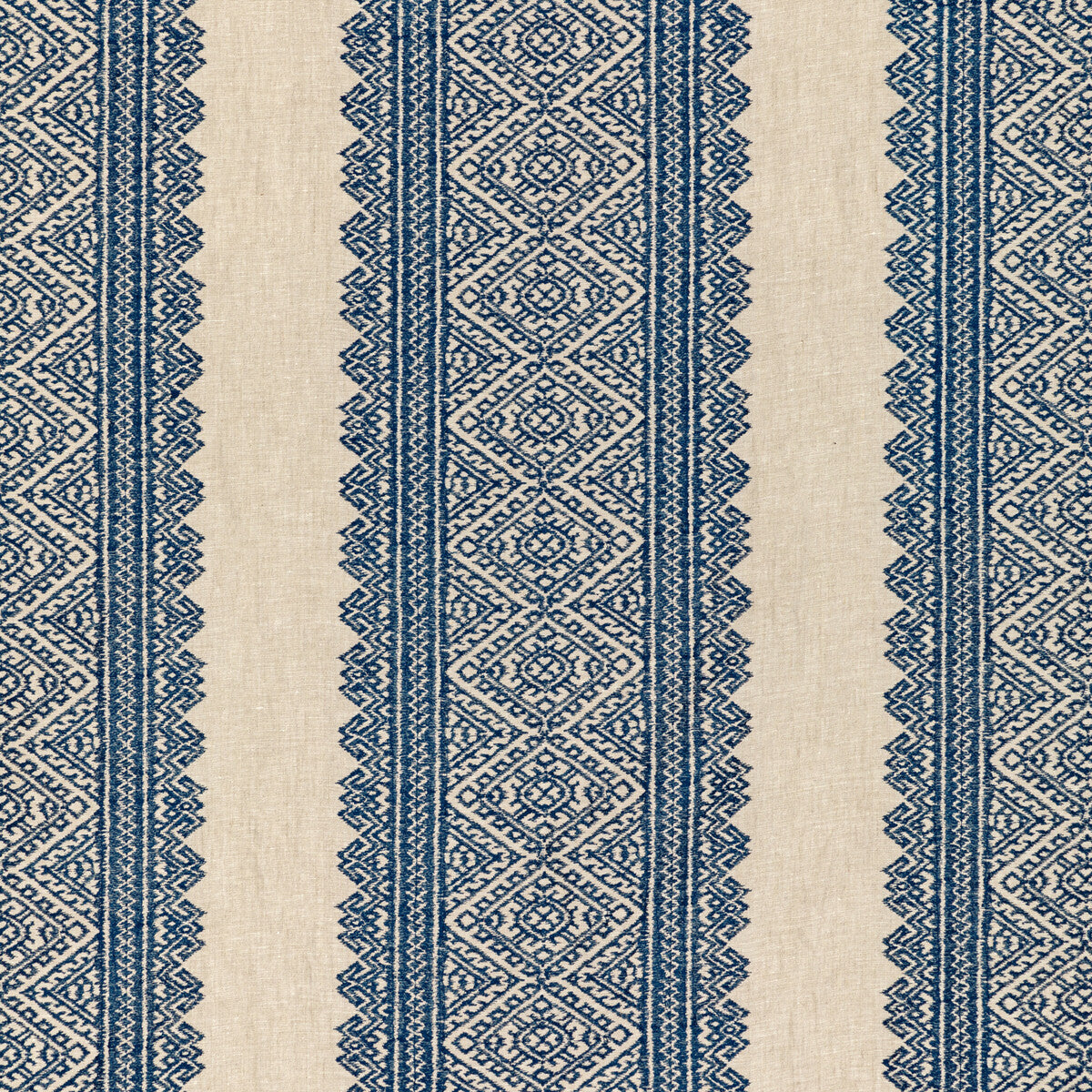 LEE JOFA 2020211.505.0 AVON EMBROIDERY DENIM Fabric - Eade's Wallpaper