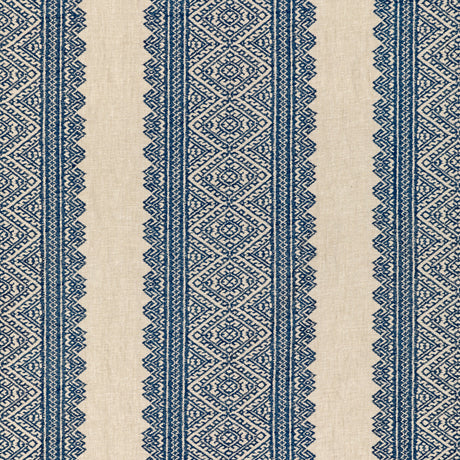 LEE JOFA 2020211.505.0 AVON EMBROIDERY DENIM Fabric - Eade's Wallpaper