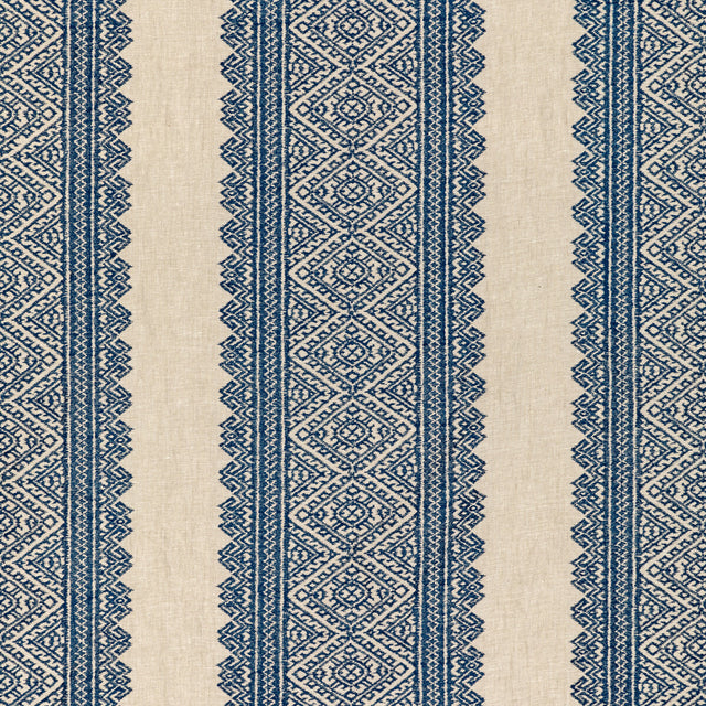 LEE JOFA 2020211.505.0 AVON EMBROIDERY DENIM Fabric - Eade's Wallpaper