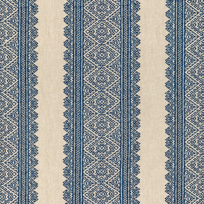 LEE JOFA 2020211.505.0 AVON EMBROIDERY DENIM Fabric - Eade's Wallpaper
