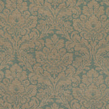 LEE JOFA 2020212.1516.0 ACANTHUS DAMASK BLUE Fabric - Eade's Wallpaper