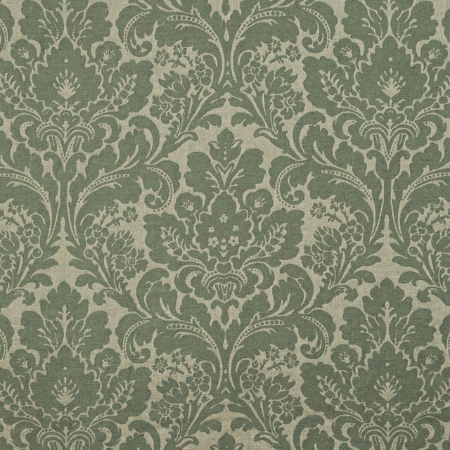 LEE JOFA 2020212.3030.0 ACANTHUS DAMASK LODEN Fabric - Eade's Wallpaper