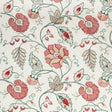 LEE JOFA 2020215.97.0 SHIRAZ EMB ROSE/JADE Fabric - Eade's Wallpaper