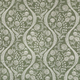 LEE JOFA 2020219.3.0 FLORIBLANCA GREEN Fabric - Eade's Wallpaper