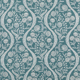 LEE JOFA 2020219.515.0 FLORIBLANCA BLUE Fabric - Eade's Wallpaper