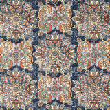 LEE JOFA 2020220.524.0 GRANADA PRINT DENIM Fabric - Eade's Wallpaper