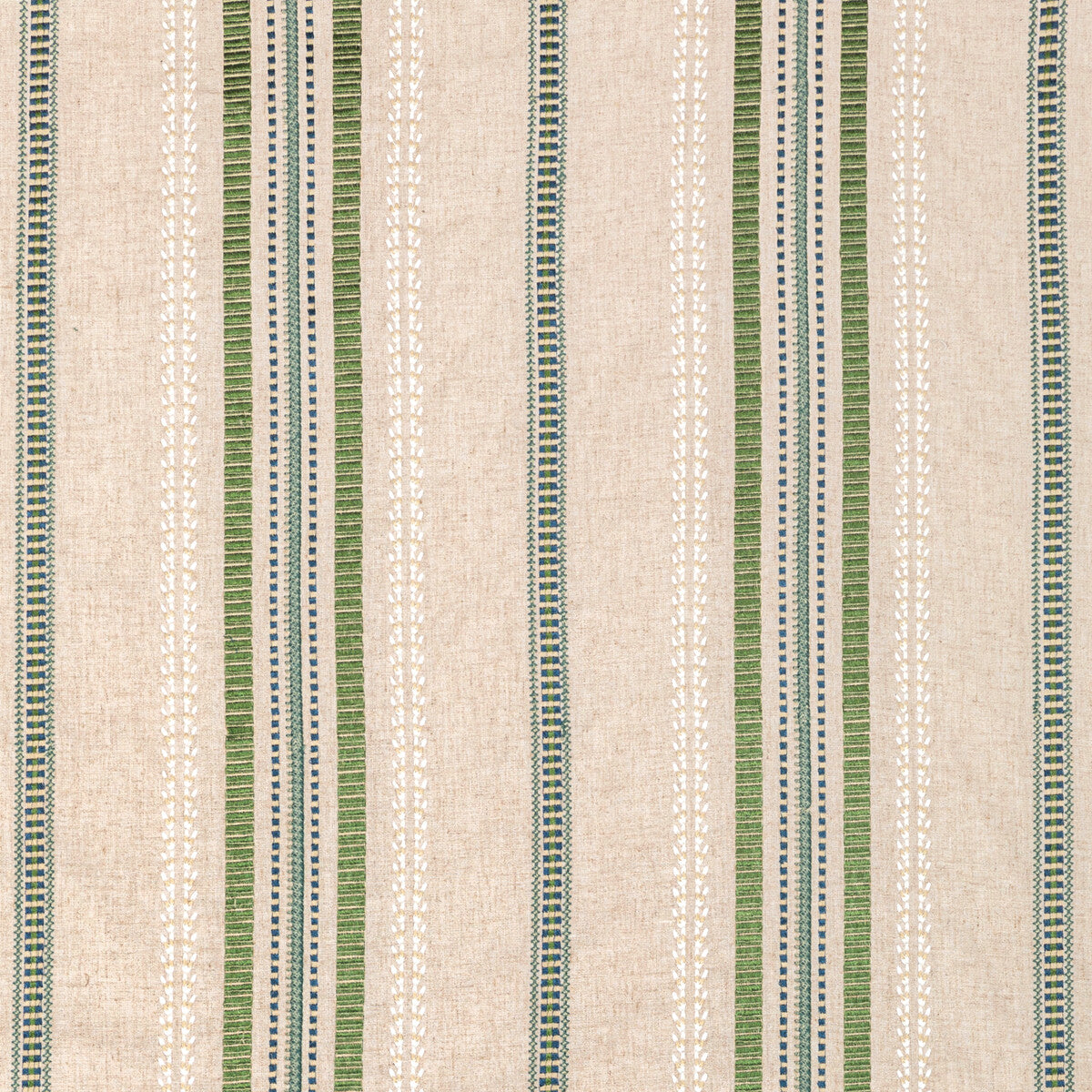 LEE JOFA 2020223.315.0 NAUTIQUE EMB GREEN/BLUE Fabric - Eade's Wallpaper