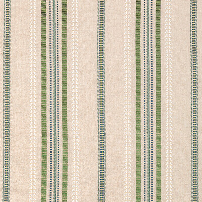 LEE JOFA 2020223.315.0 NAUTIQUE EMB GREEN/BLUE Fabric - Eade's Wallpaper
