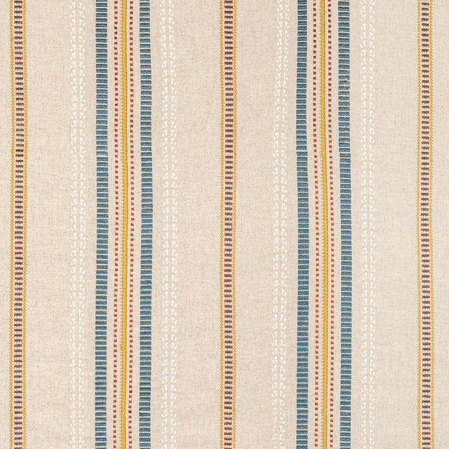 LEE JOFA 2020223.514.0 NAUTIQUE EMB DENIM/GOLD Fabric - Eade's Wallpaper
