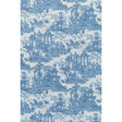 LEE JOFA 2020224.535.0 PAGODA TOILE BLUE Fabric - Eade's Wallpaper