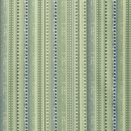 LEE JOFA 2021101.335.0 PALMETE WEAVE AQUA Fabric - Eade's Wallpaper
