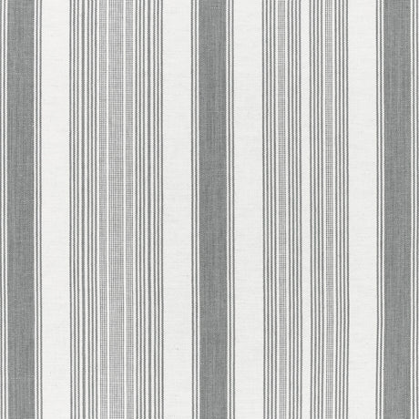 LEE JOFA 2021102.1101.0 TABLADA STRIPE SMOKE Fabric - Eade's Wallpaper
