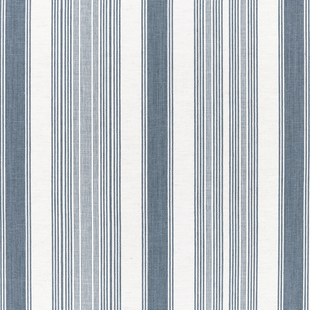 LEE JOFA 2021102.505.0 TABLADA STRIPE BLUE Fabric - Eade's Wallpaper
