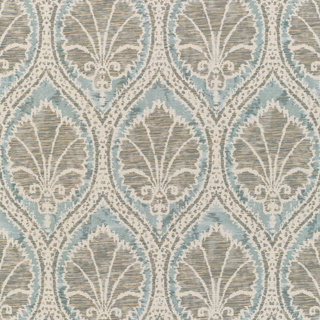 LEE JOFA 2021108.115.0 SEVILLE WEAVE SKY/AQUA Fabric - Eade's Wallpaper