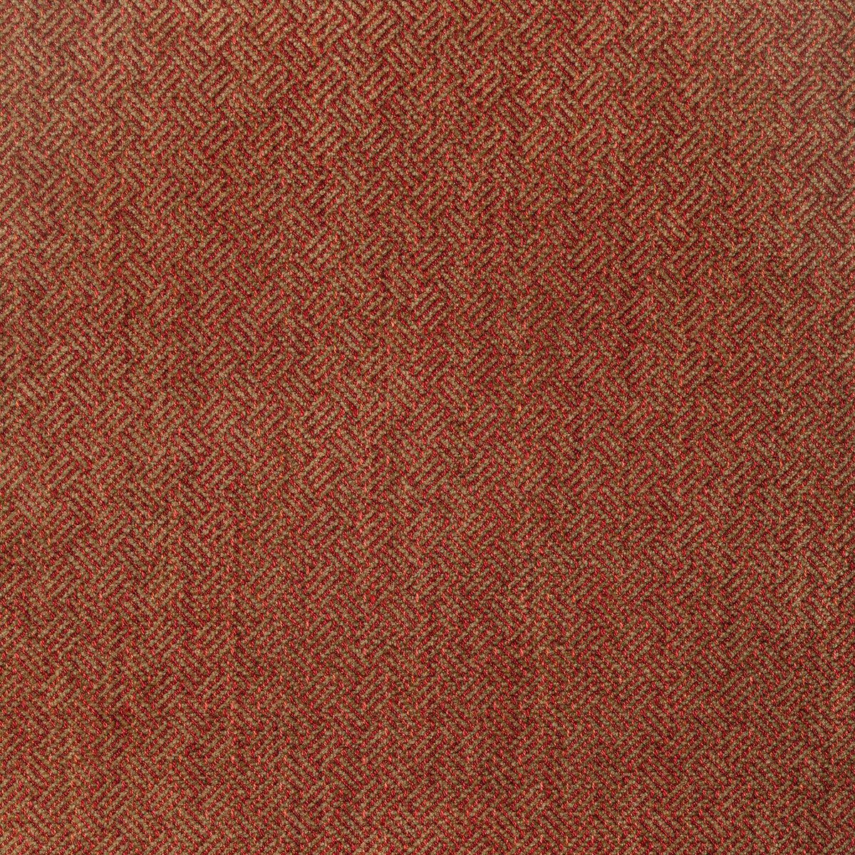 LEE JOFA 2021109.19.0 LEON WEAVE BRICK Fabric - Eade's Wallpaper