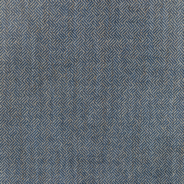 LEE JOFA 2021109.50.0 LEON WEAVE NAVY Fabric - Eade's Wallpaper