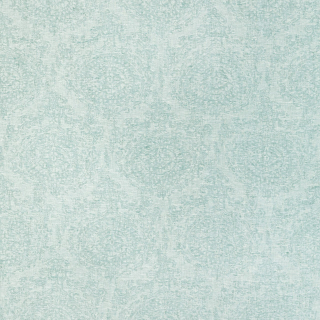 LEE JOFA 2021120.13.0 ROMONA SHEER AQUA Fabric - Eade's Wallpaper