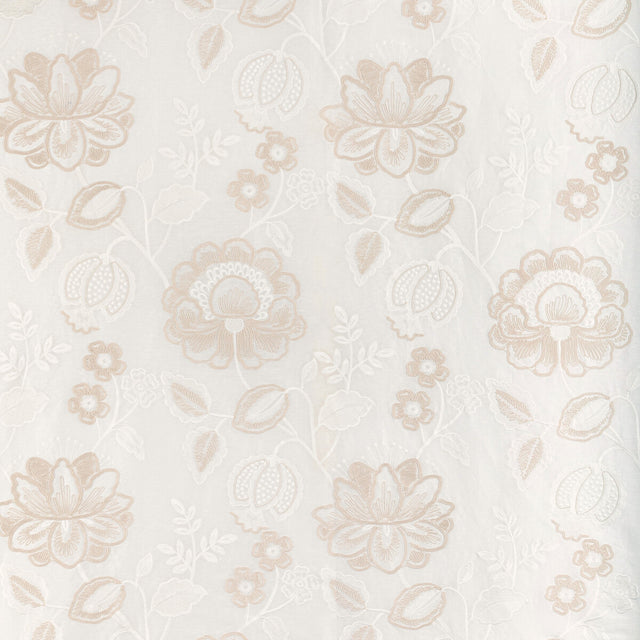 LEE JOFA 2021124.16.0 MIRAMAR SHEER ECRU Fabric - Eade's Wallpaper
