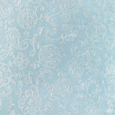 LEE JOFA 2021128.15.0 VARLEY SHEER SKY Fabric - Eade's Wallpaper