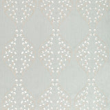 LEE JOFA 2021129.13.0 LILLIE EMBROIDERY AQUA Fabric - Eade's Wallpaper