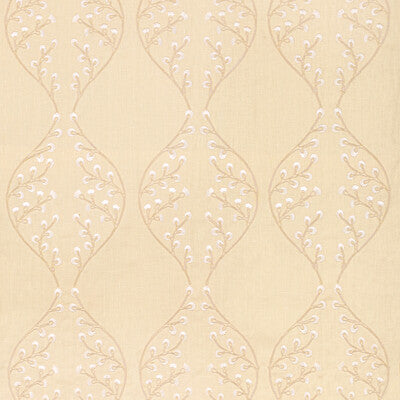 LEE JOFA 2021129.1416.0 LILLIE EMBROIDERY BLONDE Fabric - Eade's Wallpaper