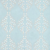 LEE JOFA 2021129.15.0 LILLIE EMBROIDERY SKY Fabric - Eade's Wallpaper