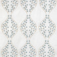 LEE JOFA 2021130.516.0 LILLIE SHEER IVORY/BLUE Fabric - Eade's Wallpaper