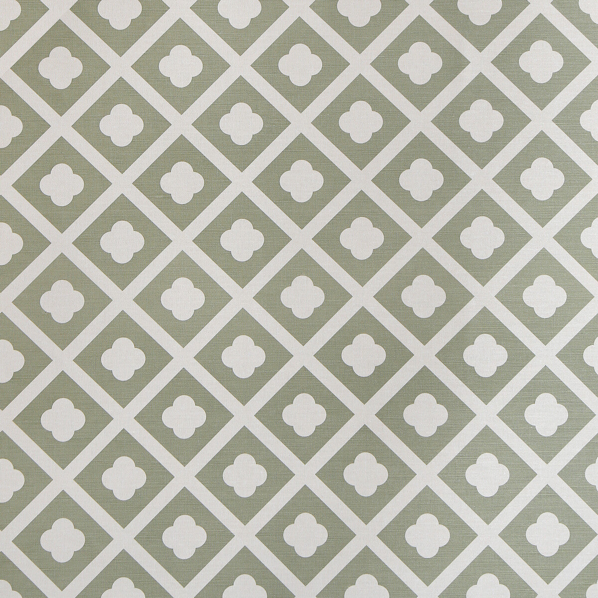 LEE JOFA 2021132.130.0 JARDIN SAGE ON ECRU Fabric - Eade's Wallpaper