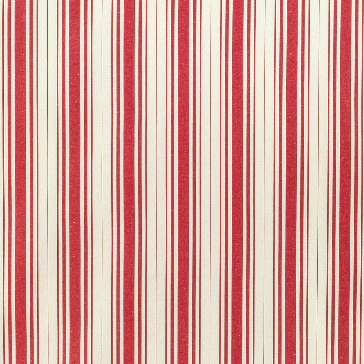 LEE JOFA 2022100.19.0 BALDWIN STRIPE POPPY Fabric - Eade's Wallpaper