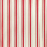 LEE JOFA 2022100.19.0 BALDWIN STRIPE POPPY Fabric - Eade's Wallpaper