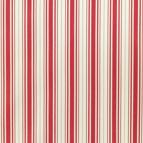 LEE JOFA 2022100.19.0 BALDWIN STRIPE POPPY Fabric - Eade's Wallpaper