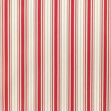 LEE JOFA 2022100.19.0 BALDWIN STRIPE POPPY Fabric - Eade's Wallpaper
