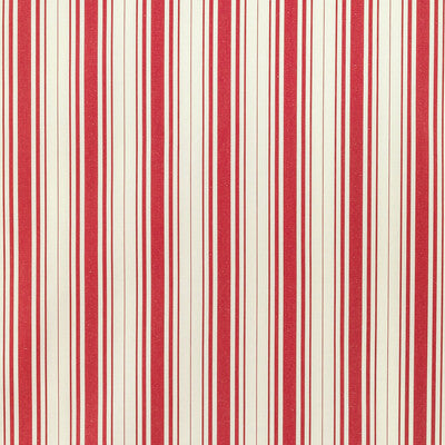 LEE JOFA 2022100.19.0 BALDWIN STRIPE POPPY Fabric - Eade's Wallpaper