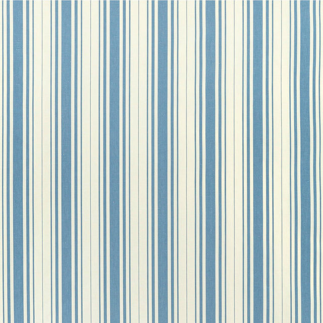 LEE JOFA 2022100.5.0 BALDWIN STRIPE BLUE Fabric - Eade's Wallpaper