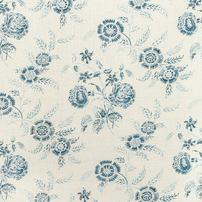 LEE JOFA 2022101.15.0 BOUTIQUE FLORAL BLUE Fabric - Eade's Wallpaper