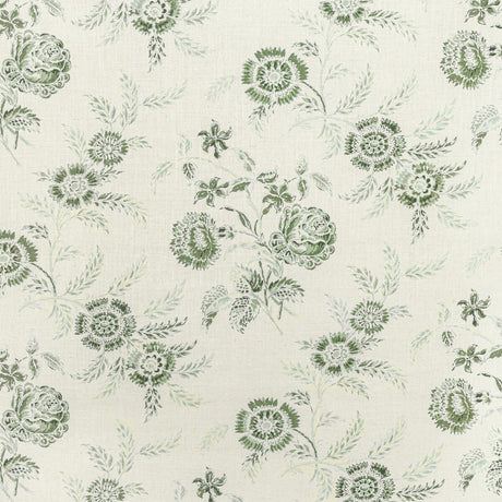 LEE JOFA 2022101.3.0 BOUTIQUE FLORAL CELERY Fabric - Eade's Wallpaper