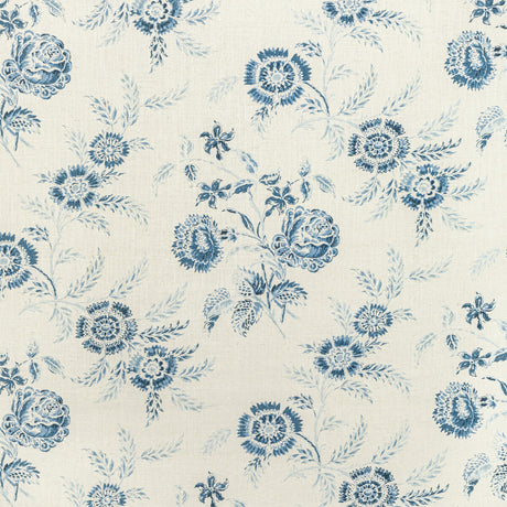 LEE JOFA 2022101.5.0 BOUTIQUE FLORAL DELFT Fabric - Eade's Wallpaper