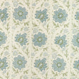 LEE JOFA 2022102.530.0 CALICO VINE GREEN BLUE Fabric - Eade's Wallpaper
