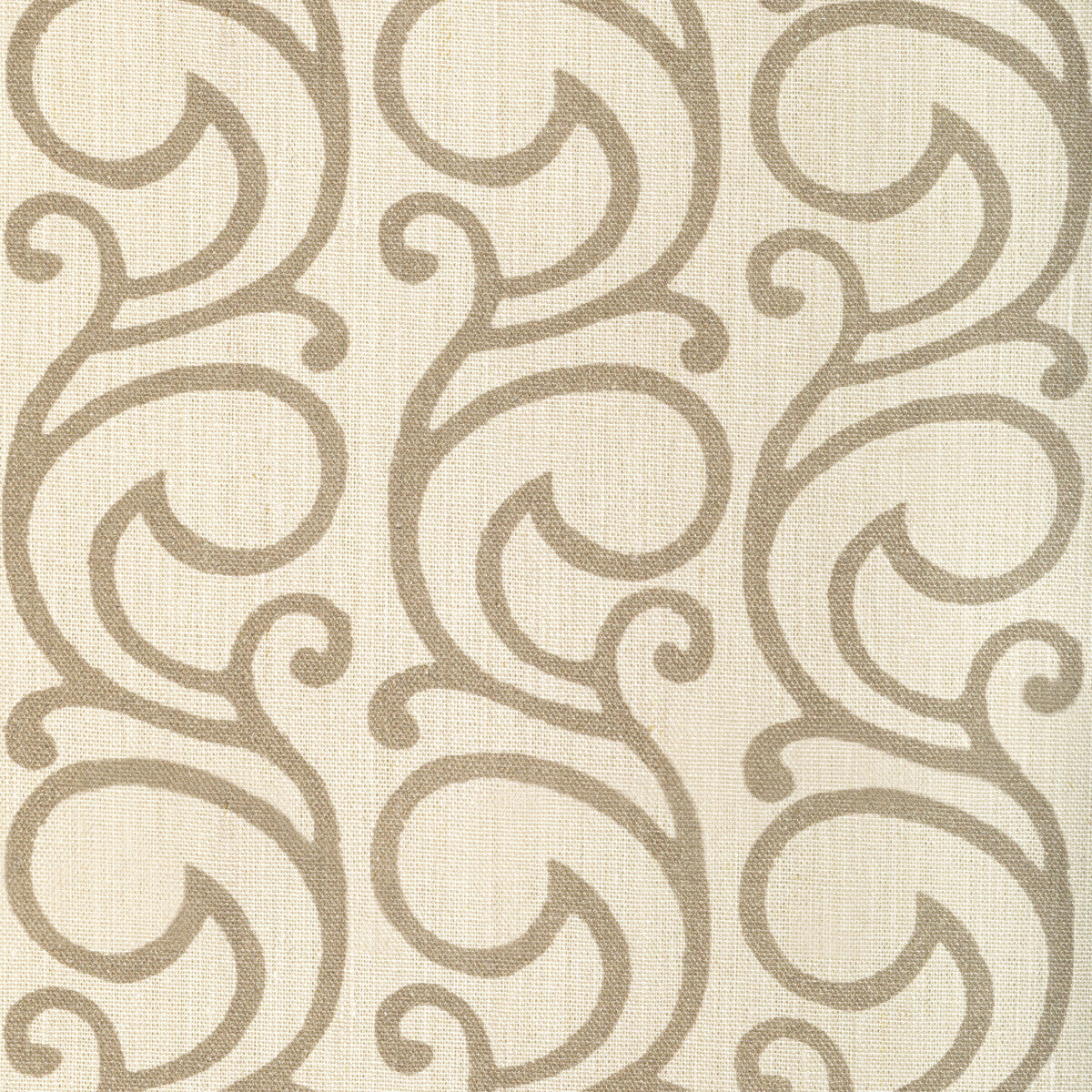 LEE JOFA 2022103.106.0 SERENDIPITY SCROLL OAK Fabric - Eade's Wallpaper