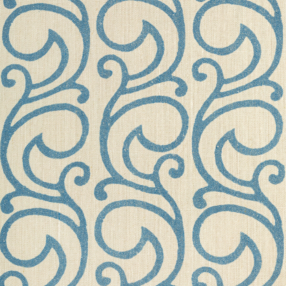 LEE JOFA 2022103.516.0 SERENDIPITY SCROLL BAY Fabric - Eade's Wallpaper