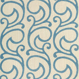 LEE JOFA 2022103.516.0 SERENDIPITY SCROLL BAY Fabric - Eade's Wallpaper