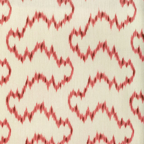 LEE JOFA 2022104.916.0 MALLORCAN IKAT BERRY Fabric - Eade's Wallpaper