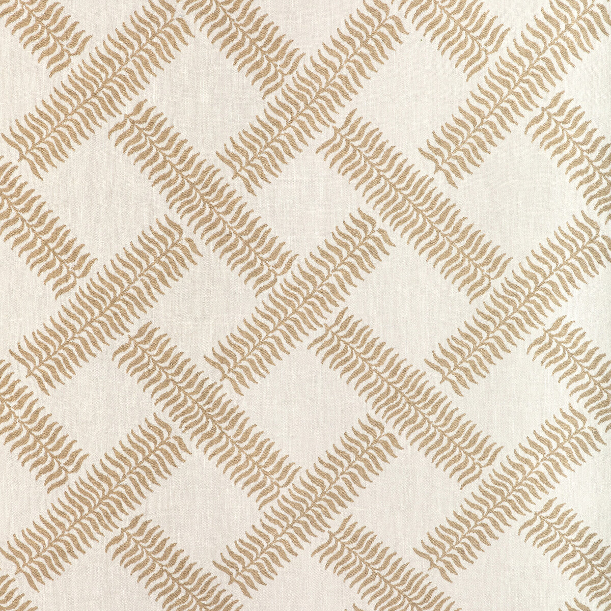 LEE JOFA 2022105.16.0 GARDEN TRELLIS WEAVE SAND Fabric - Eade's Wallpaper