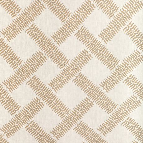 LEE JOFA 2022105.16.0 GARDEN TRELLIS WEAVE SAND Fabric - Eade's Wallpaper
