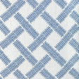 LEE JOFA 2022105.550.0 GARDEN TRELLIS WEAVE BLUE Fabric - Eade's Wallpaper