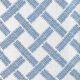 LEE JOFA 2022105.550.0 GARDEN TRELLIS WEAVE BLUE Fabric - Eade's Wallpaper