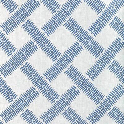 LEE JOFA 2022105.550.0 GARDEN TRELLIS WEAVE BLUE Fabric - Eade's Wallpaper