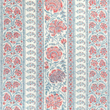 LEE JOFA 2022106.195.0 INDIENNES STRIPE BERRY Fabric - Eade's Wallpaper
