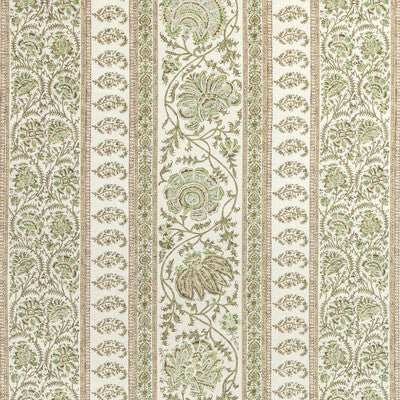 LEE JOFA 2022106.316.0 INDIENNES STRIPE IVY Fabric - Eade's Wallpaper