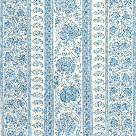 LEE JOFA 2022106.5.0 INDIENNES STRIPE DELFT Fabric - Eade's Wallpaper